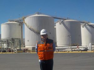 Ignacio Aird, egresado de Ingeniería en planta