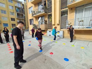 Mujeres haciendo ejercicios