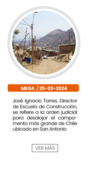 Jos&eacute; Ignacio Torres, Director de la Escuela de Construcci&oacute;n, se refiere a la orden judicial para desalojar el campamento m&aacute;s grande de Chile ubicado en San Antonio