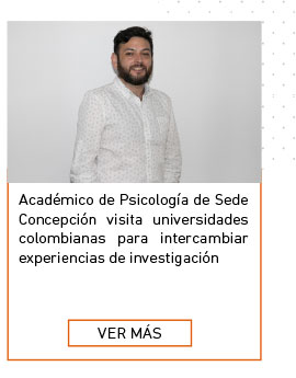 Acad&eacute;mico de Psicolog&iacute;a de Sede Concepci&oacute;n visita universidades colombianas para intercambiar experiencias de investigaci&oacute;n
