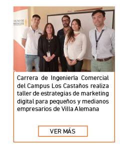 Carrera de Ingenier&iacute;a Comercial del Campus Los Casta&ntilde;os realiza taller de estrategias de marketing digital para peque&ntilde;os y medianos empresarios de Villa Alemana