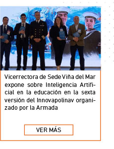 Vicerrectora de Sede Vi&ntilde;a del Mar expone sobre Inteligencia Artificial en la educaci&oacute;n en la sexta versi&oacute;n del Innovapolinav organizado por la Armada