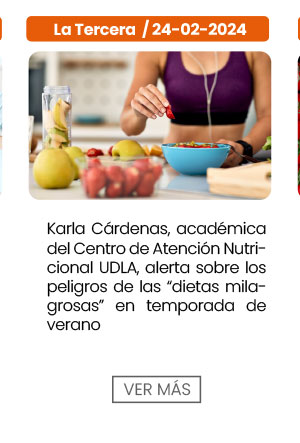 Karla C&aacute;rdenas, acad&eacute;mica del Centro de Atenci&oacute;n Nutricional UDLA