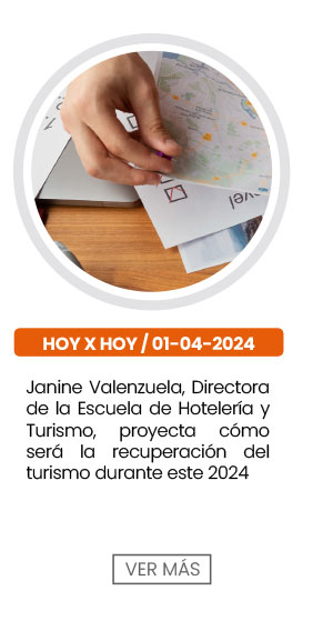 Janine Valenzuela, Directora de la Escuela de Hoteler&iacute;a y Turismo, proyecta c&oacute;mo ser&aacute; la recuperaci&oacute;n del turismo durante este 2024
