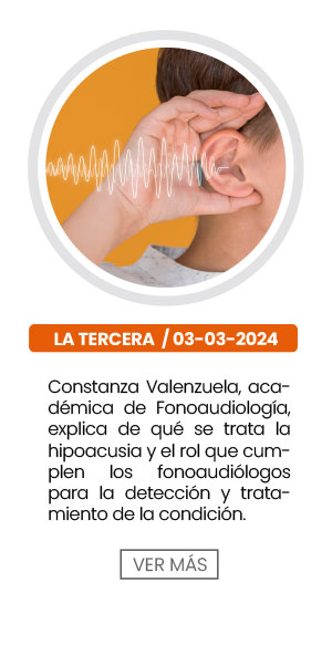 Constanza Valenzuela, acad&eacute;mica de Fonoaudiolog&iacute;a