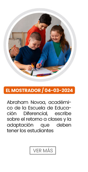 Abraham Novoa, acad&eacute;mico de la Escuela de Educaci&oacute;n Diferencial