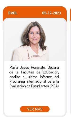 Mar&iacute;a Jes&uacute;s Honorato, Decana de la Facultad de Educaci&oacute;n, analiza el &uacute;ltimo informe del Programa Internacional para la Evaluaci&oacute;n de Estudiantes (PISA)