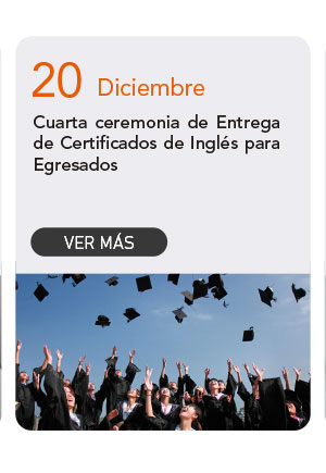 20 Diciembre - Cuarta ceremonia de Entrega de Certificados de Ingl&eacute;s para Egresados