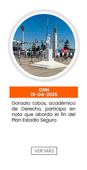 CNN. Gonzalo Lobos, académico de Derecho, participa en nota que aborda el fin del Plan Estadio Seguro