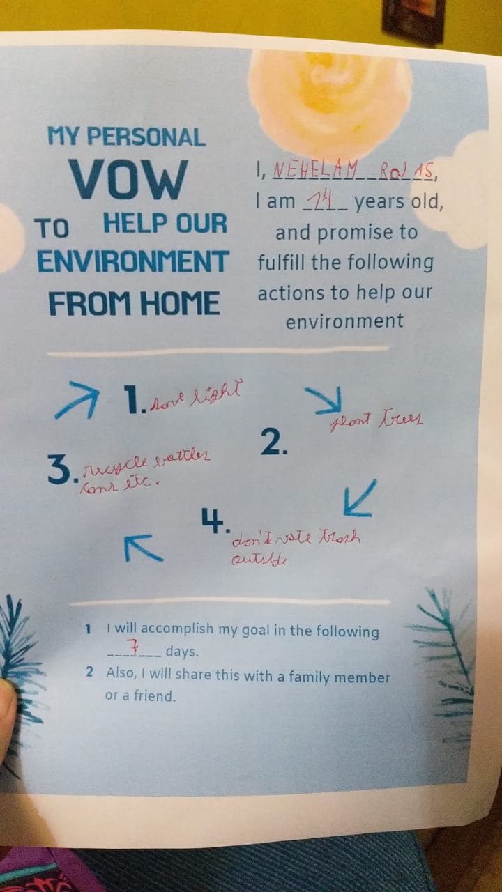 Alumnos de colegio municipal de Maipú participan en taller del Instituto de Inglés focalizado en incentivar el cuidado del medioambiente