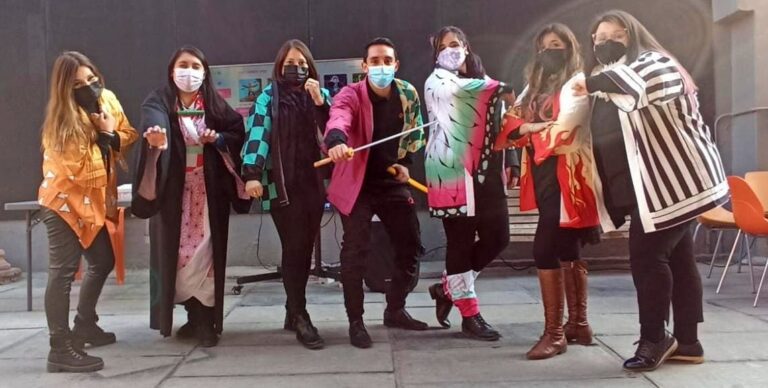 “Feria de anime” realizada en todos los campus de Sede Santiago convoca a cientos de estudiantes